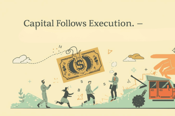 Capital Follows Execution - Not Vision Alone