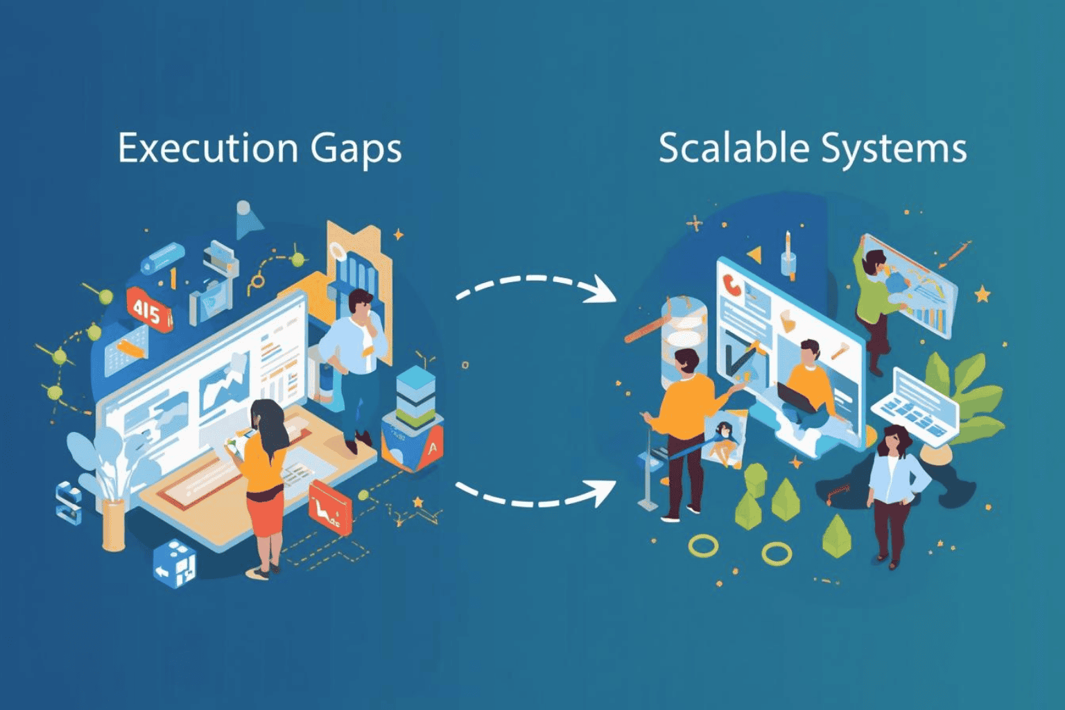 From Execution Gaps to Scalable Systems