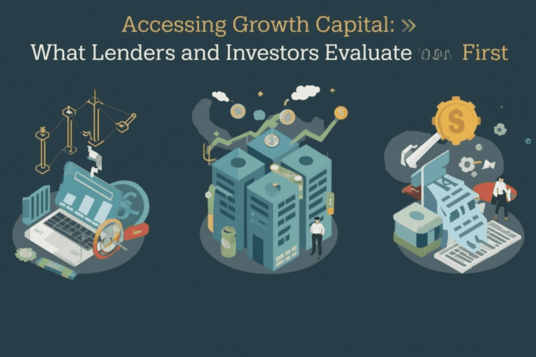Accessing Growth Capital: What Lenders and Investors Evaluate First
