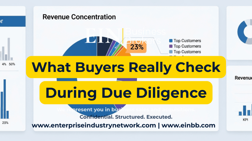 How Buyers Perform Due Diligence | What Buyers Really Examine Before Acquiring a Business | EIN Business Brokers | Enterprise Industry Network