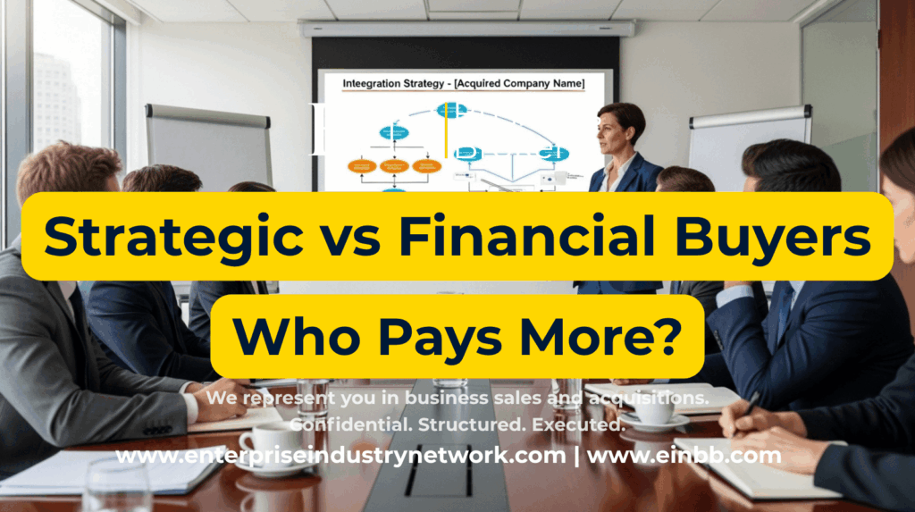 Strategic vs Financial Buyers: Key Differences | EIN Business Brokers | Enterprise Industry Network