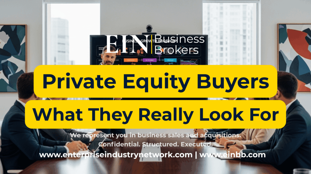 Private Equity Buyers: What They Look For | EIN Business Brokers | Enterprise Industry Network