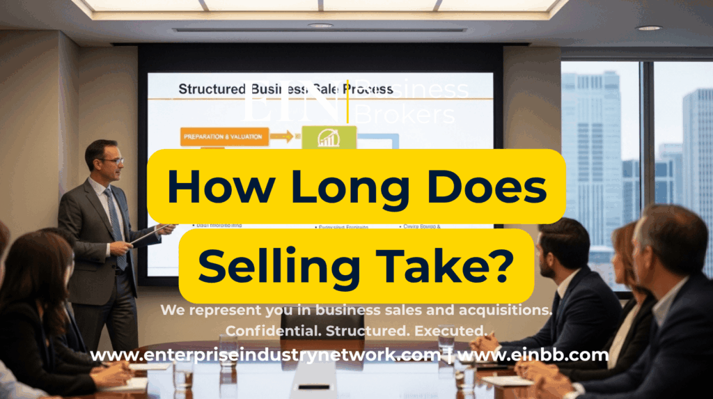 How Long Does It Take to Sell a Business? | EIN Business Brokers | Enterprise Industry Network