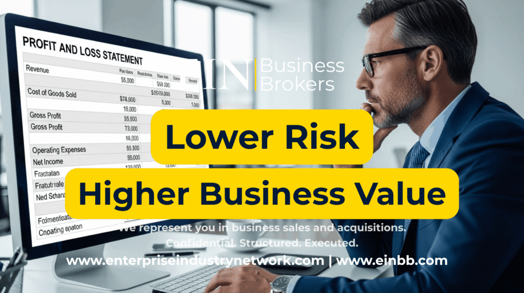How to Reduce Risk Before Selling Your Business | EIN Business Brokers | Enterprise Industry Network