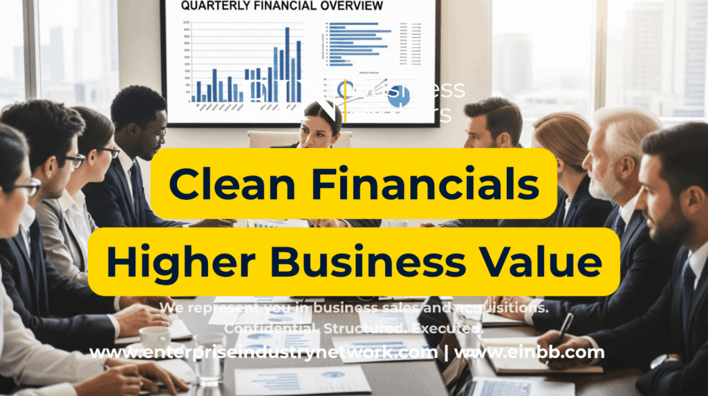 Clean Financial Records Boost Business Value | EIN Business Brokers | Enterprise Industry Network