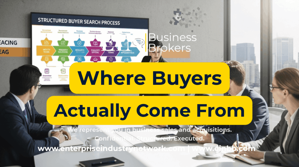 How Business Brokers Find Qualified Buyers | EIN Business Brokers | Enterprise Industry Network