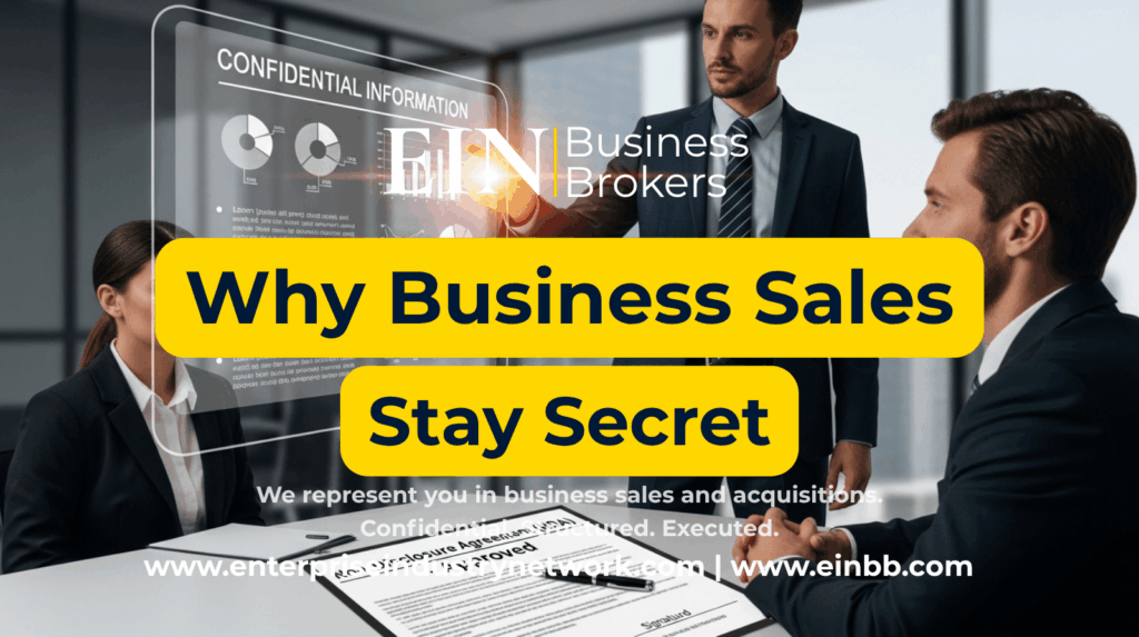 Confidentiality in Business Sales | EIN Business Brokers | Enterprise Industry Network