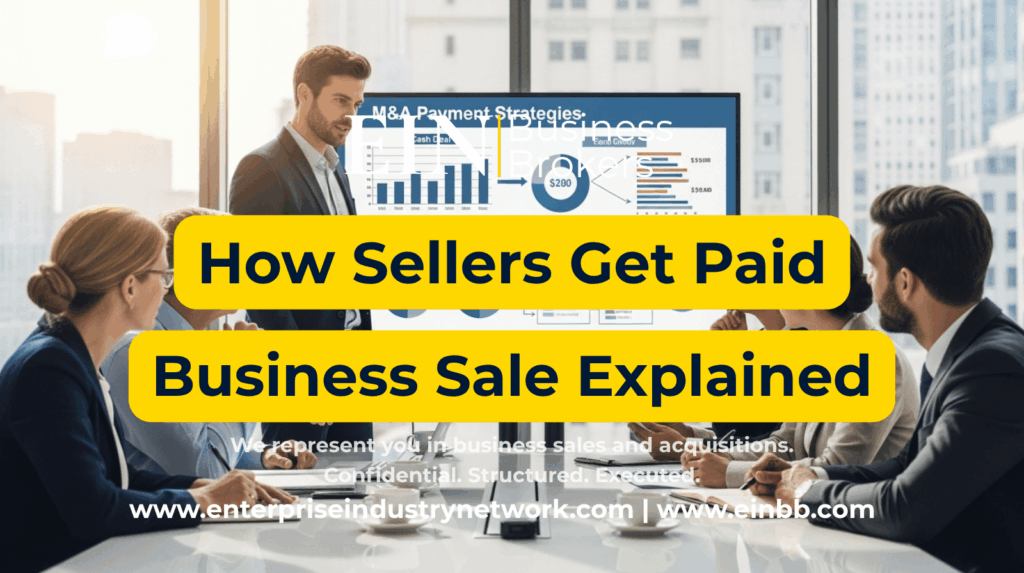 How Sellers Get Paid in a Business Sale | EIN Business Brokers | Enterprise Industry Network