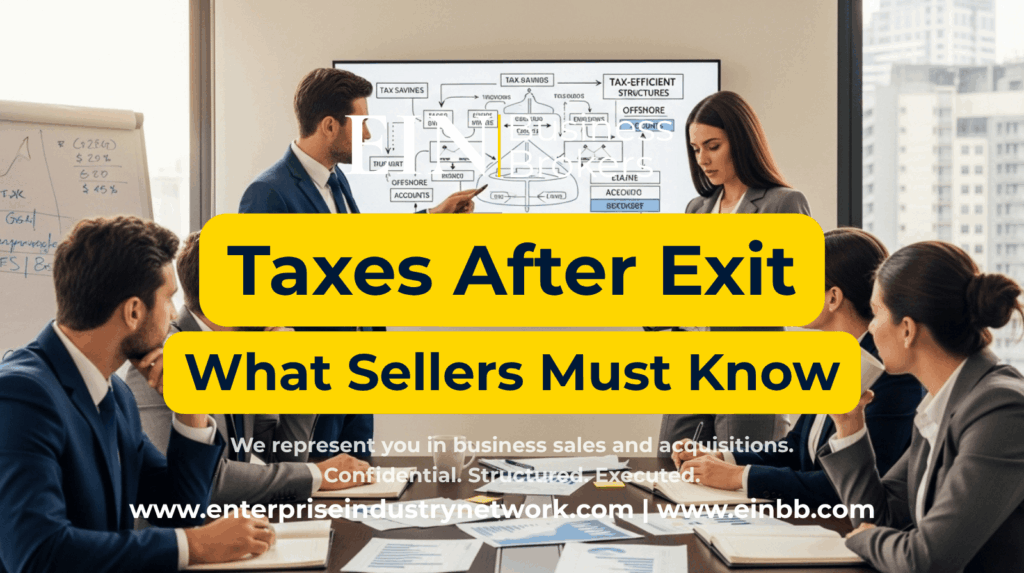 Taxes After Selling a Business | EIN Business Brokers | Enterprise Industry Network