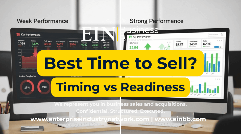 When Is the Best Time to Sell a Business? | EIN Business Brokers | Enterprise Industry Network
