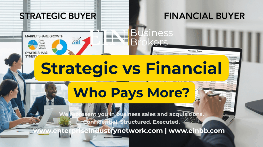 Strategic vs Financial Buyers: Which Is Right? | EIN Business Brokers | Enterprise Industry Network
