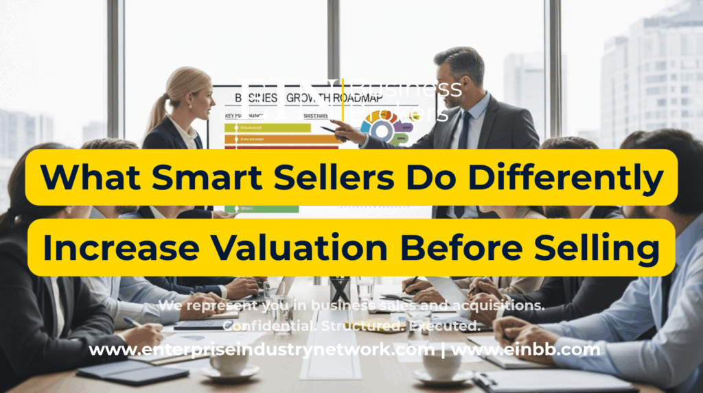 How to Increase Business Value Before Selling | EIN Business Brokers | Enterprise Industry Network