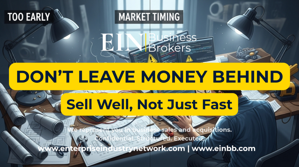 Maximize Value When Selling a Business | EIN Business Brokers | Enterprise Industry Network