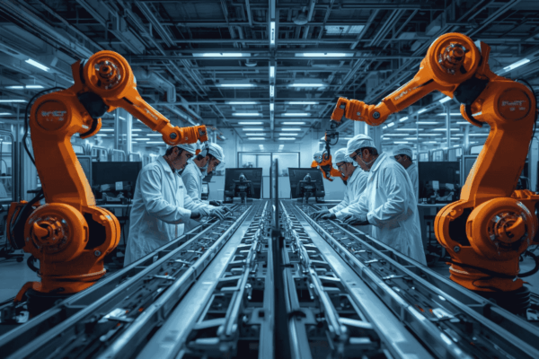 Modern manufacturing facility