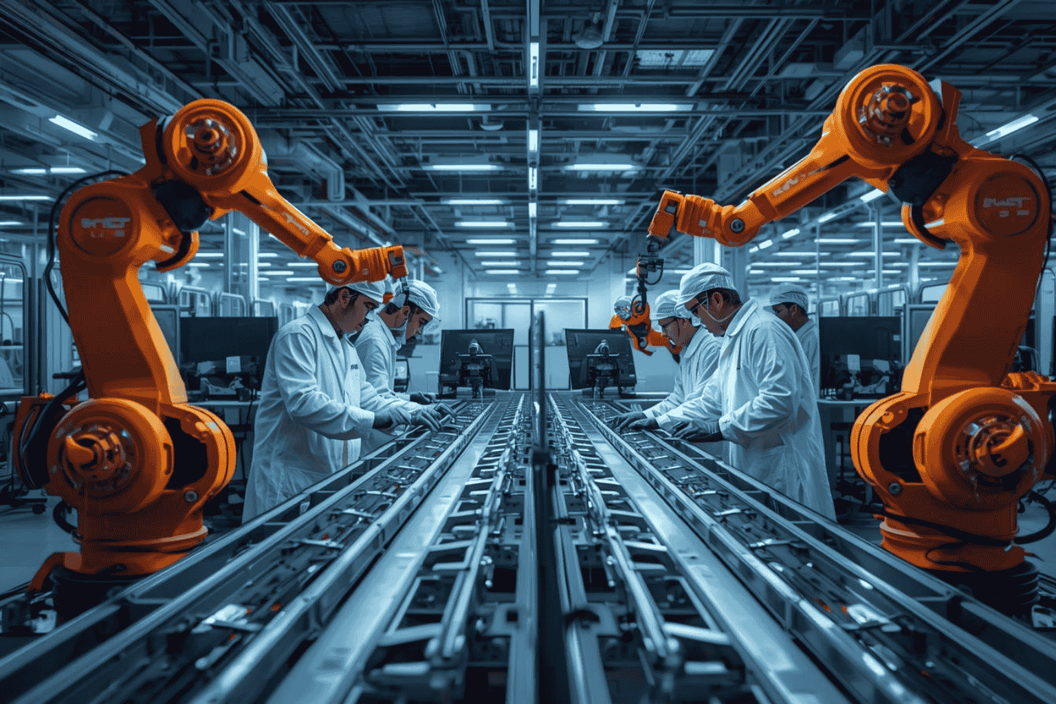 Modern manufacturing facility