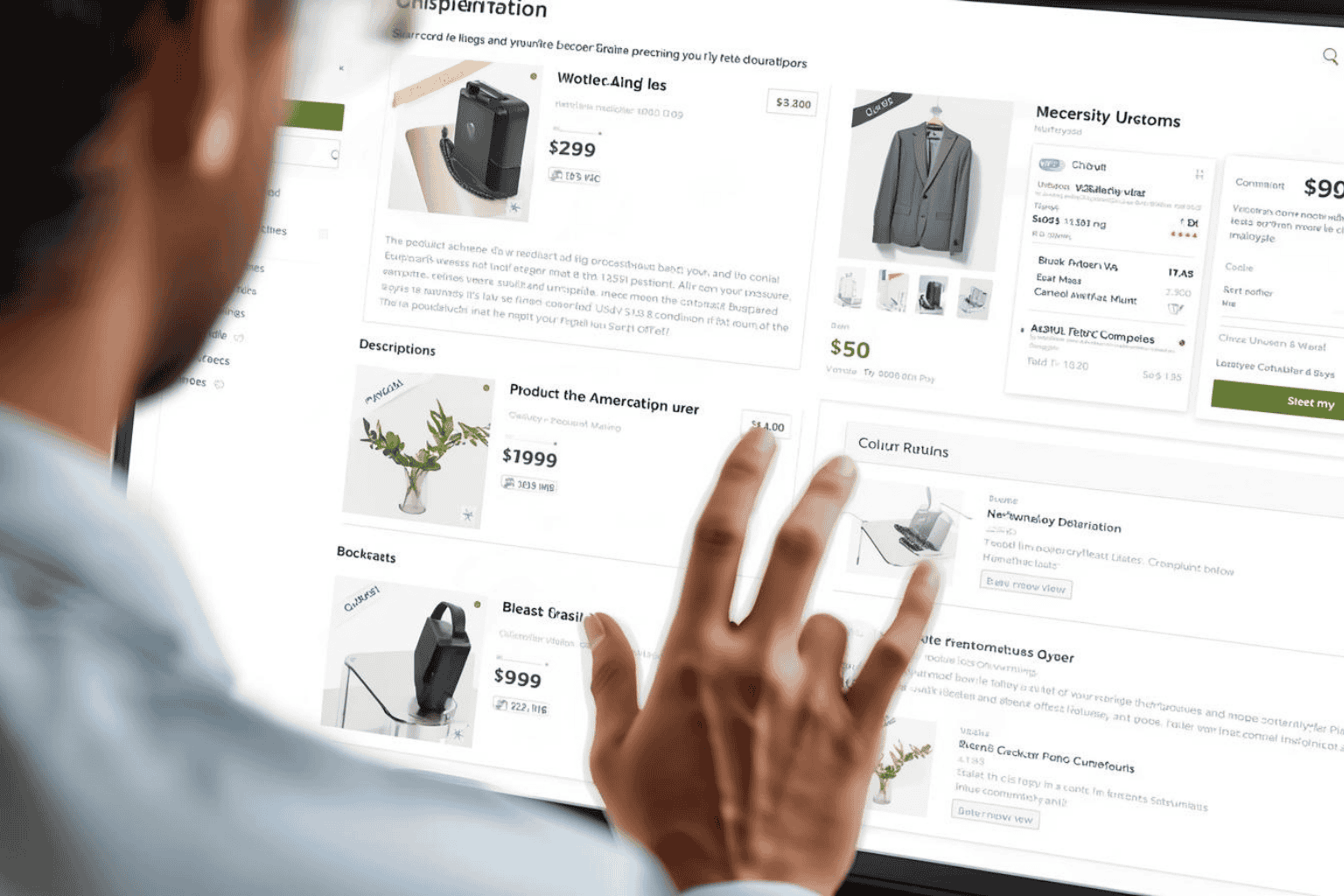 Online business listing attracting buyers