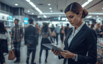 Retail environment with consumer activity and business analytics