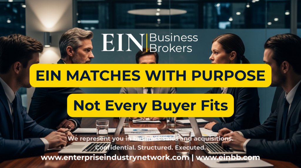How Business Brokers Match Buyers & Sellers | EIN Business Brokers | Enterprise Industry Network