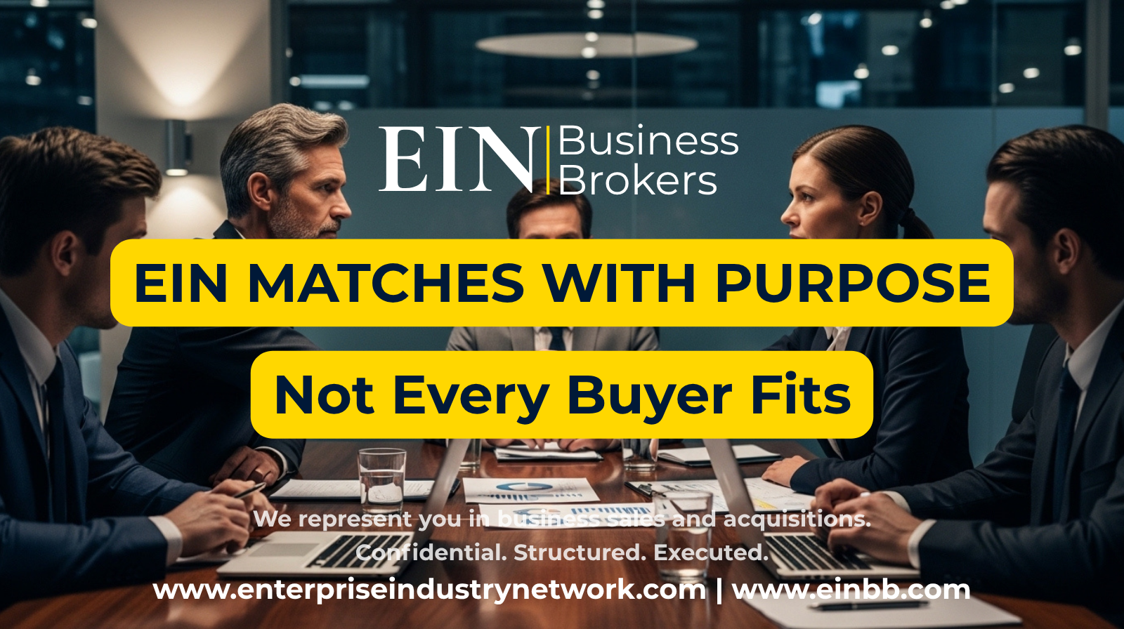 EIN Business Brokers buyer and seller matching video explaining how business brokers identify qualified buyers and stronger business sale opportunities.