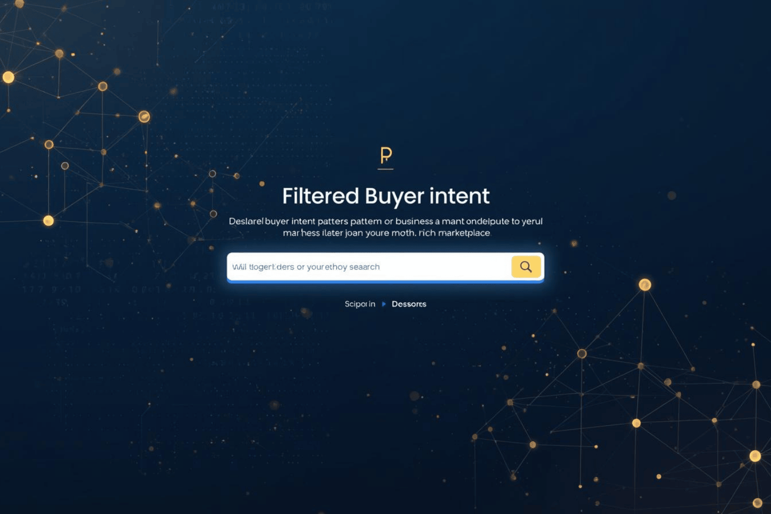 Digital marketplace interface showing buyer search patterns across business listings