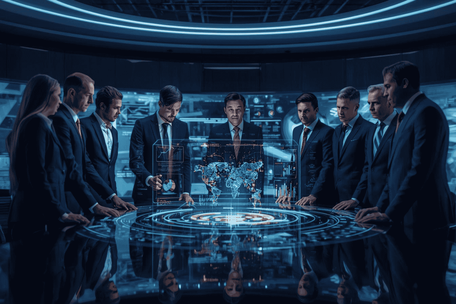 Executives using AI systems for decision making