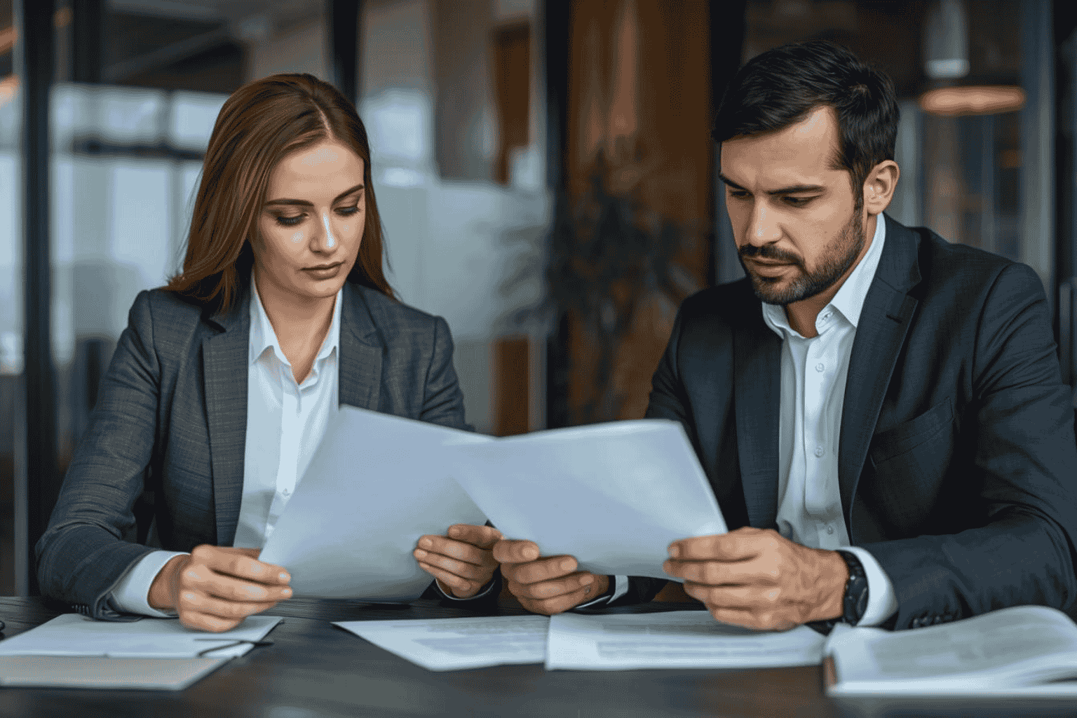 Entrepreneur discussing financing options with lender