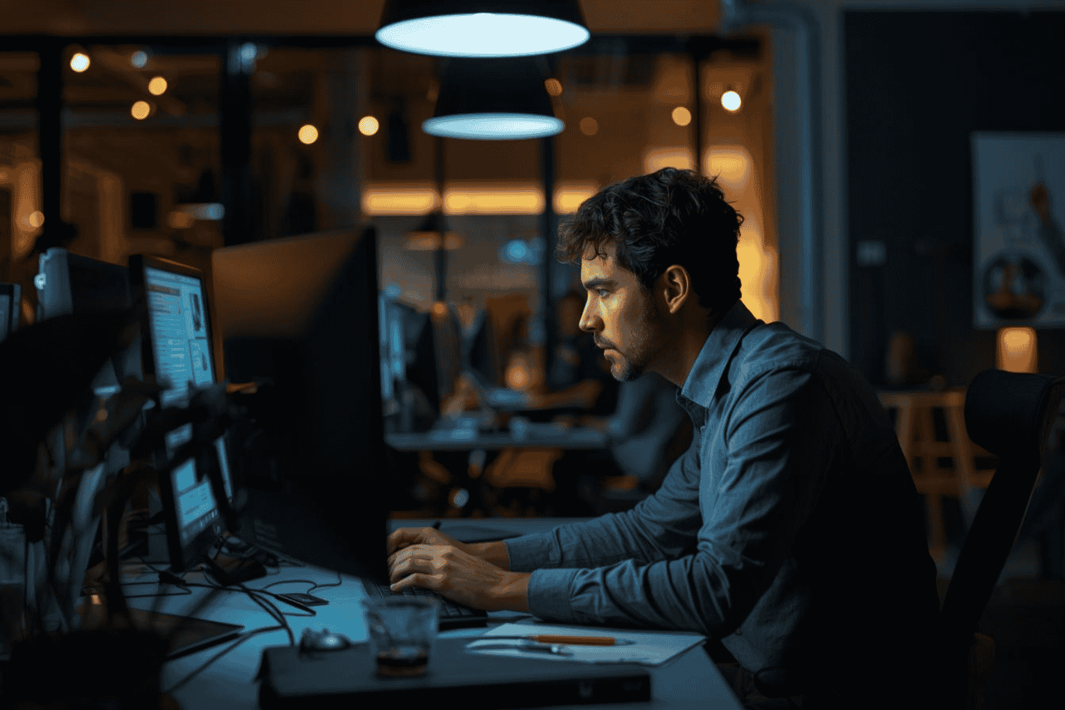 Startup founder focused on execution and product development