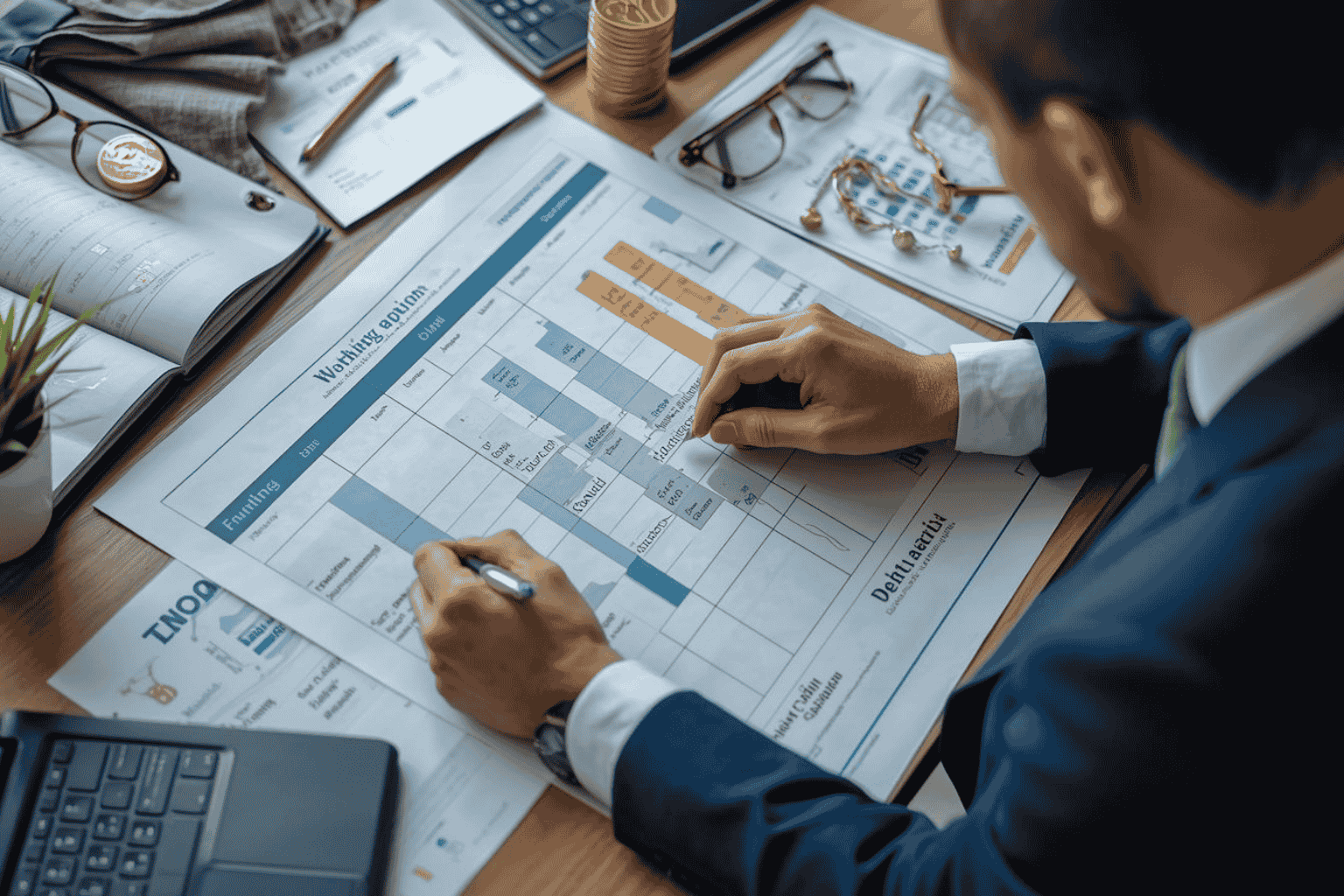 Advisor comparing funding options to determine the right capital fit for a business