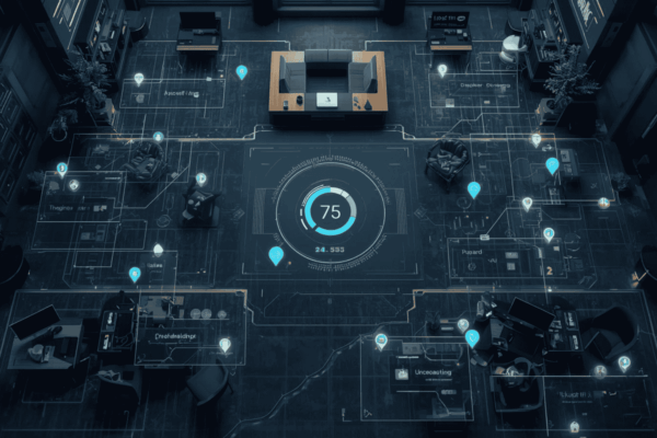 Business workflow showing small inefficiencies creating operational drag