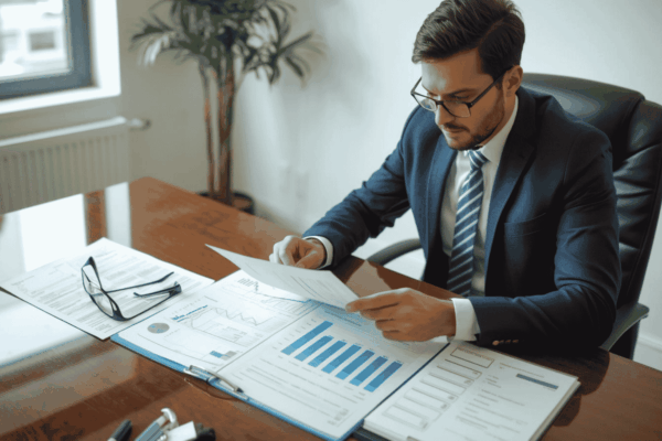 Business owner preparing capital readiness documents before funding discussion
