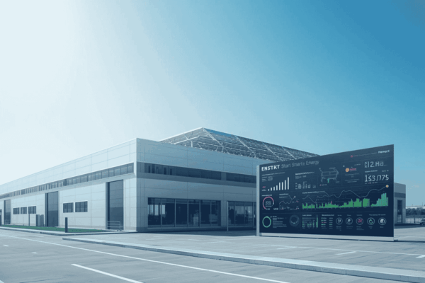 Business facility using smart energy efficiency systems