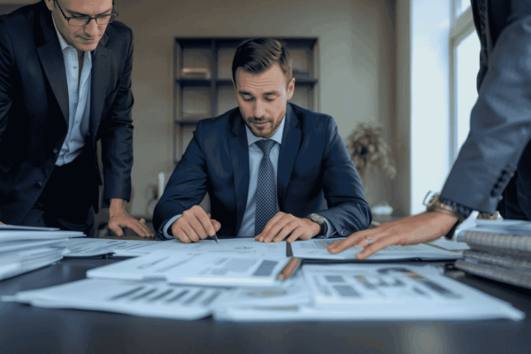 Business owner reviewing exit readiness gaps with advisors