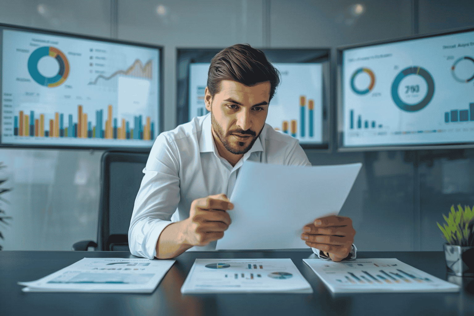 Entrepreneur evaluating operator-led business ownership opportunity