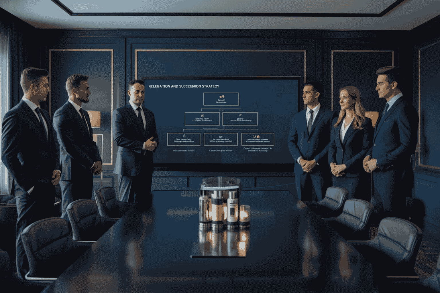 Business founder reviewing leadership continuity and delegation strategy