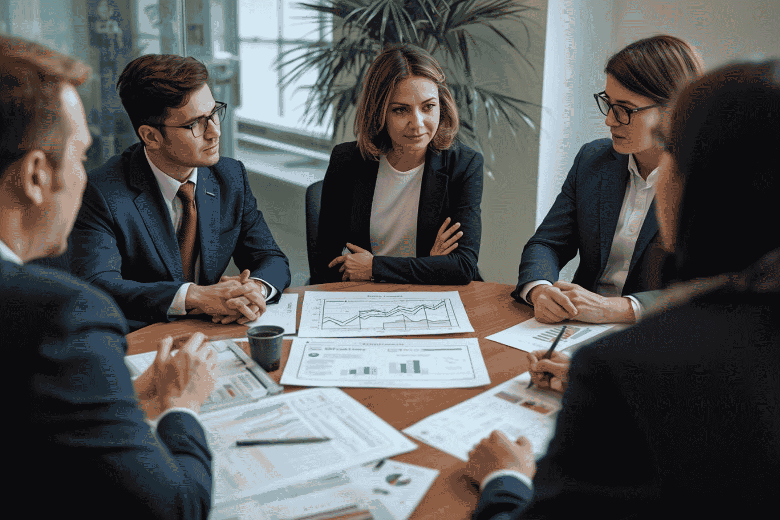 Business owner discussing patient capital with long-term investors