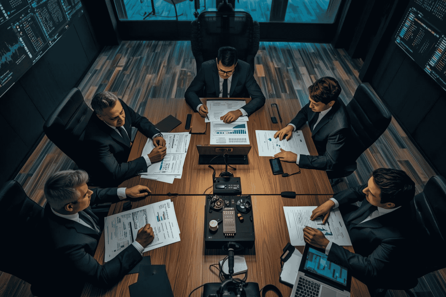 Financial advisors reviewing quality of earnings during buyer due diligence