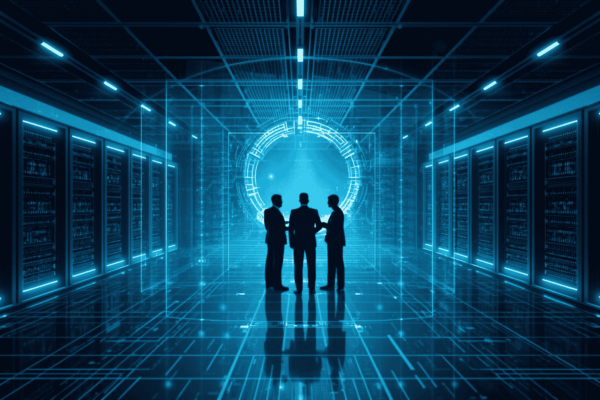 Executives reviewing quantum-ready enterprise technology roadmap