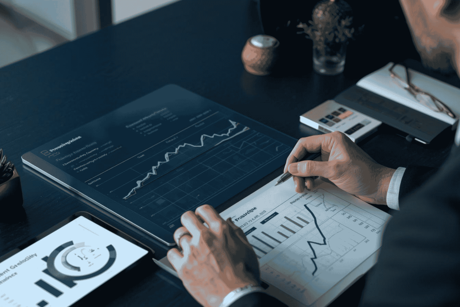 Lender reviewing repayment capacity and cash flow stability for business funding