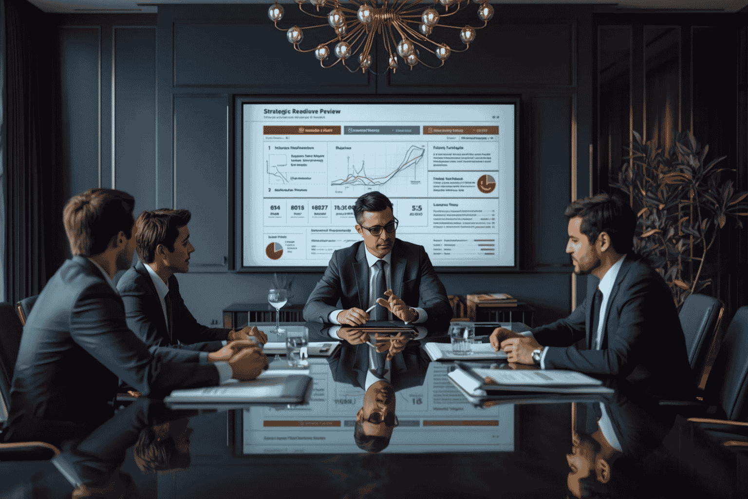 Business owner reviewing mid-year strategic readiness with advisors