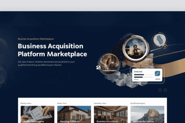 Qualified buyers reviewing a featured business acquisition listing