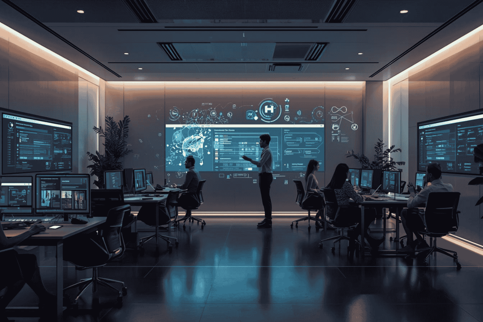 Enterprise team using AI-powered knowledge management platform