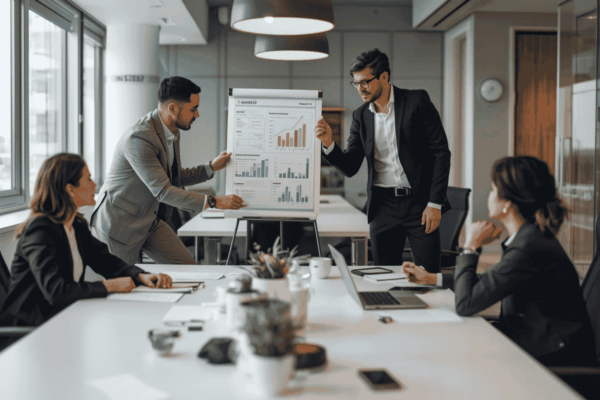 Business owner reviewing funding alignment with capital providers