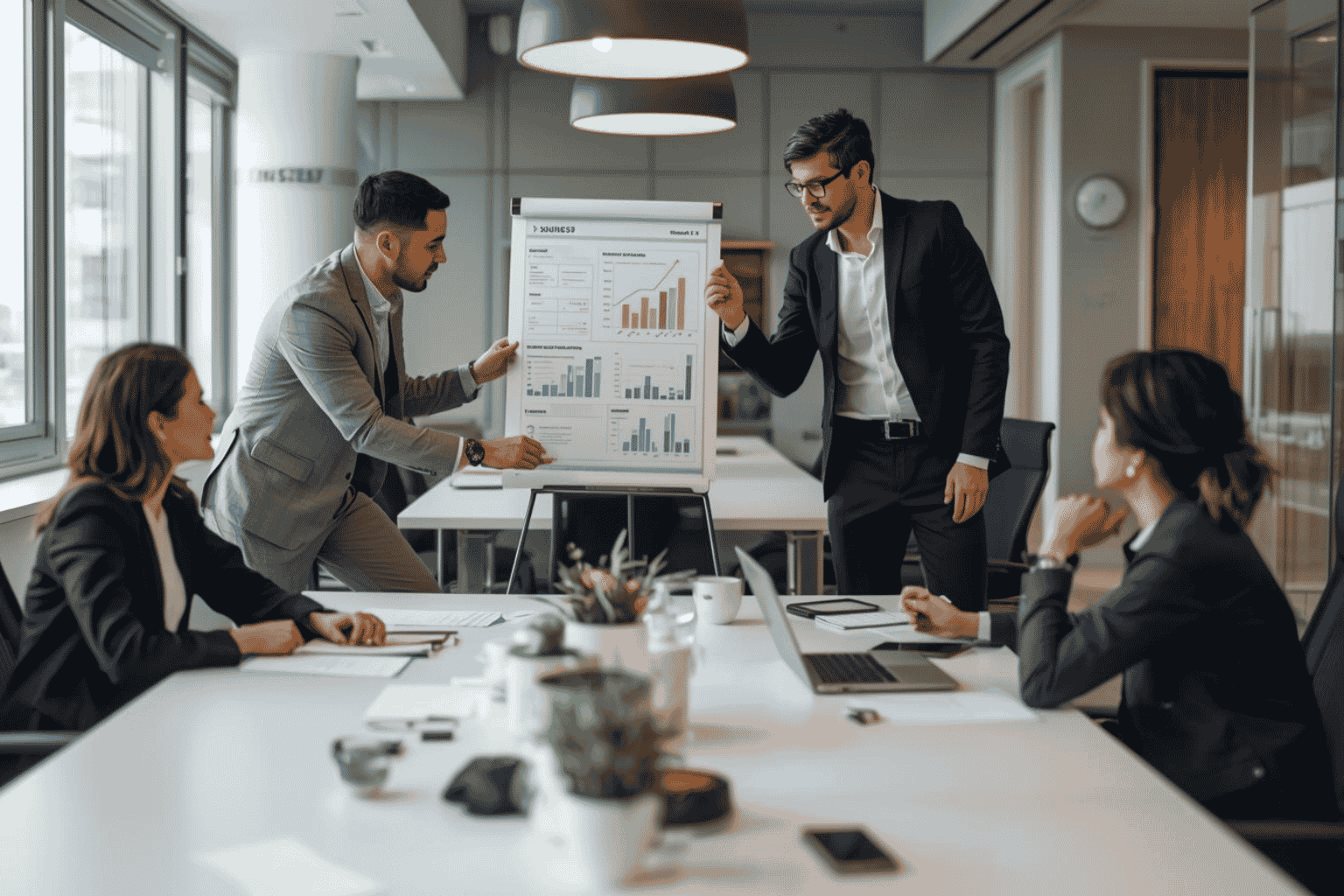 Business owner reviewing funding alignment with capital providers