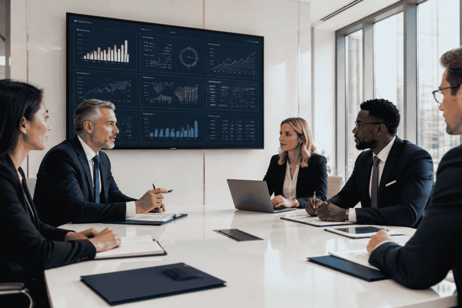 M&A advisors reviewing cybersecurity risks during business acquisition due diligence
