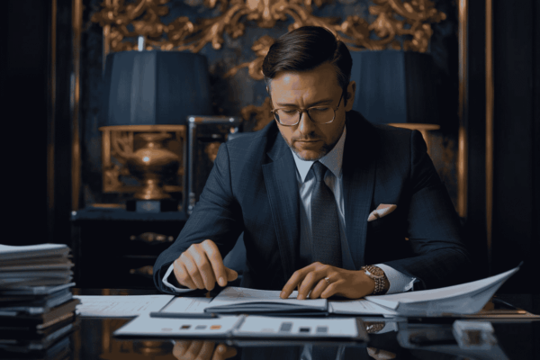 Capital provider reviewing business financial readiness indicators