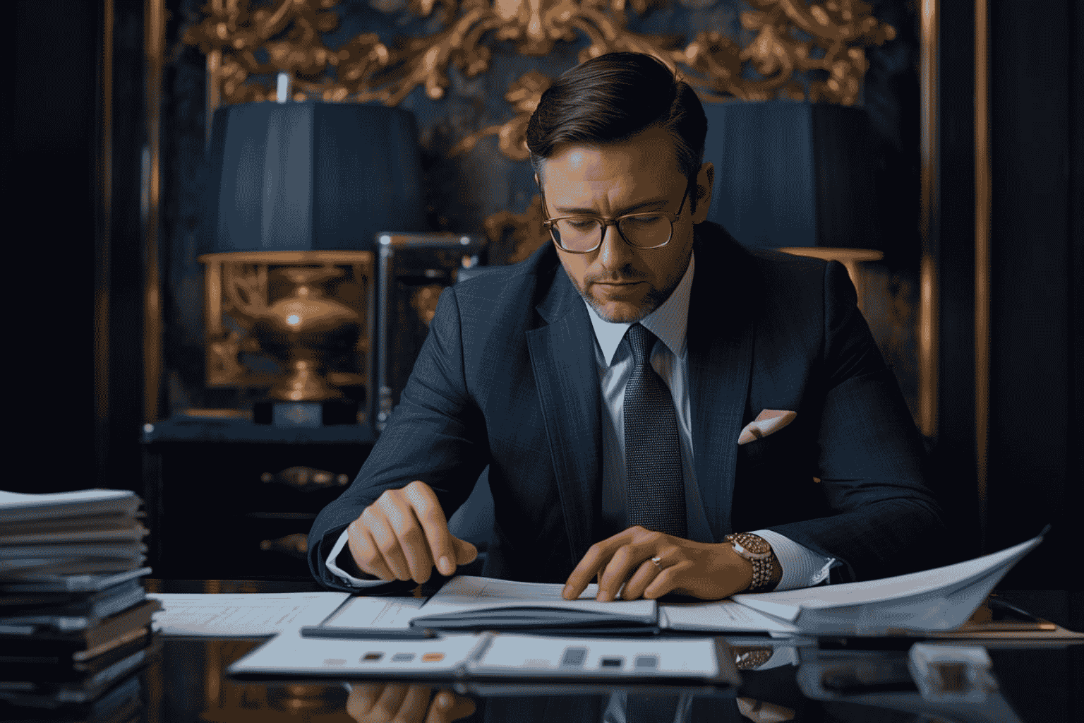 Capital provider reviewing business financial readiness indicators