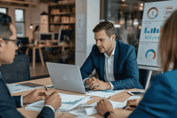 Business owner reviewing growth funding discipline and capital plan