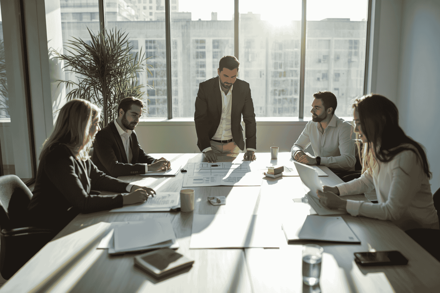 Buyer reviewing management continuity before business acquisition