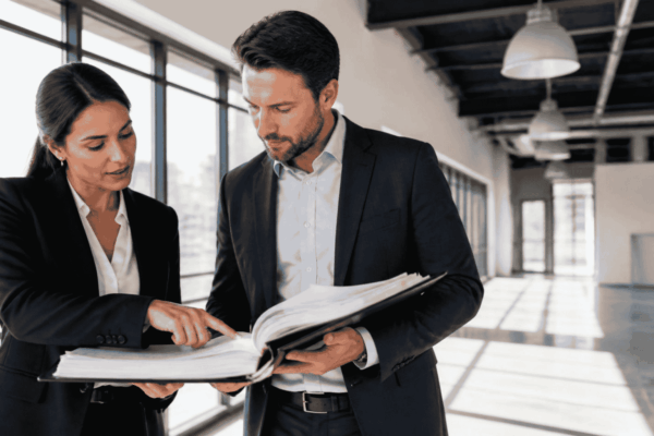 Attorney reviewing assignment clauses in commercial contracts before a business transaction