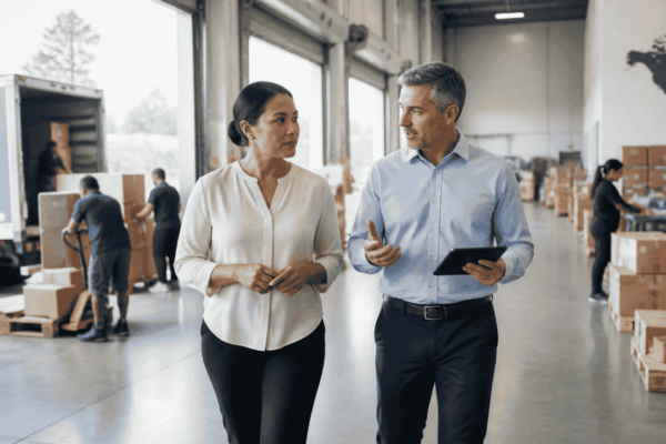 Business owner and advisor evaluating customer leadership and market concentration risks